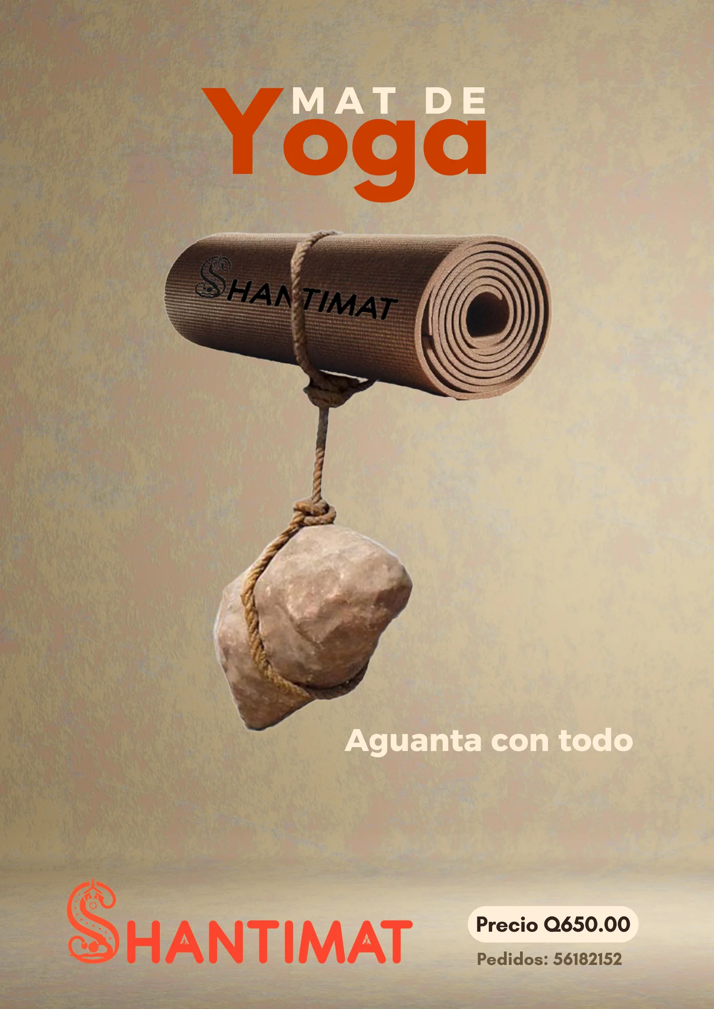 Cartel promocional de yoga