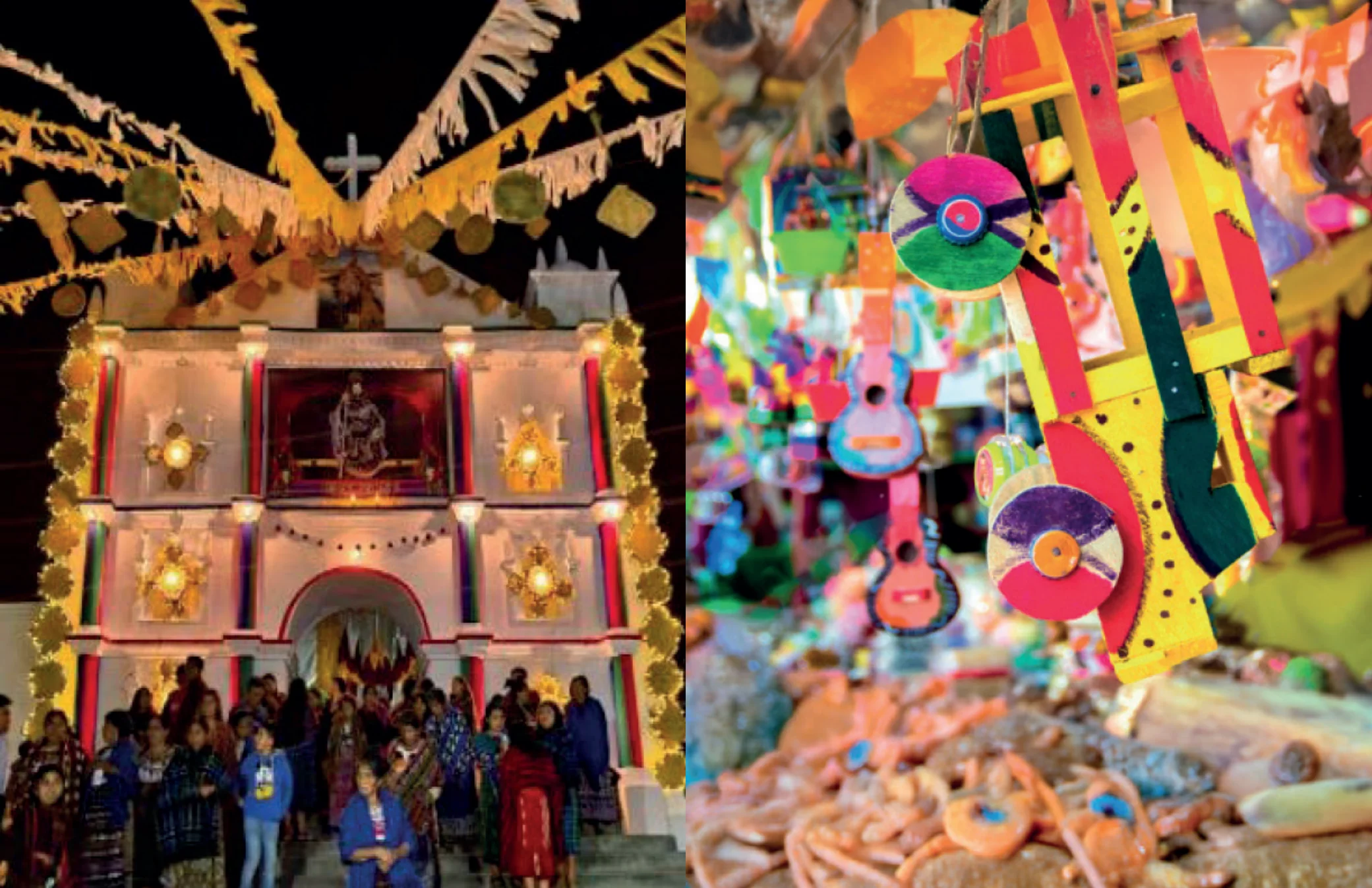 Apertura visual de la revista Fiestas de Guatemala