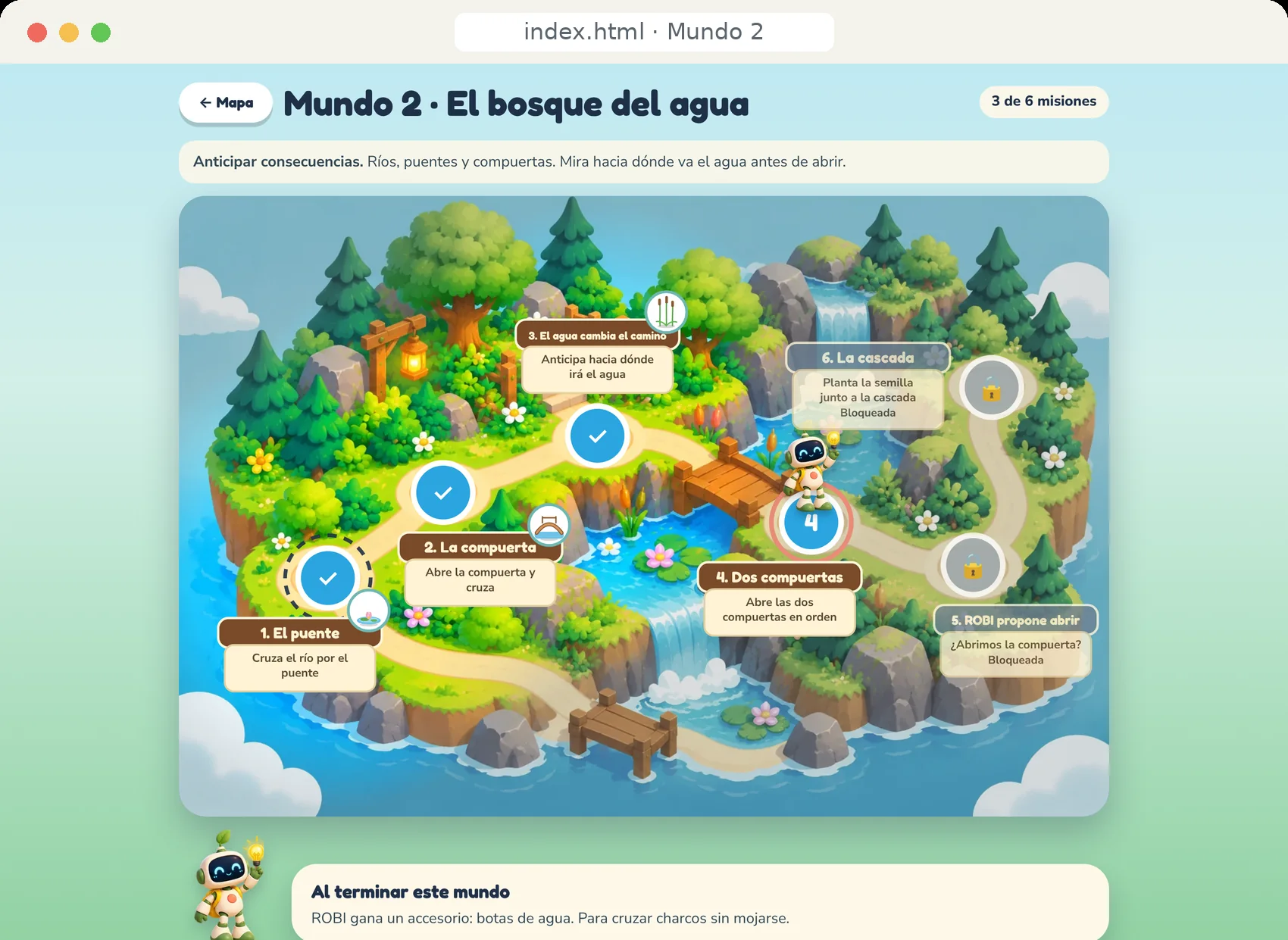 Segundo mundo, Bosque del Agua