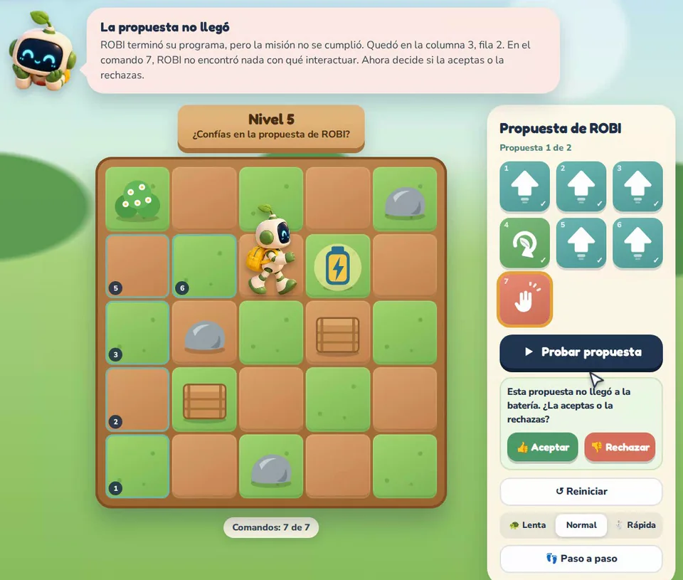 Demo web offline de ROBI
