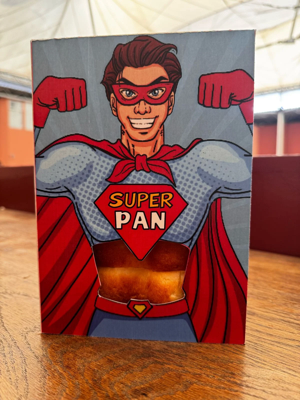 Prototipo físico de la caja Super Pan