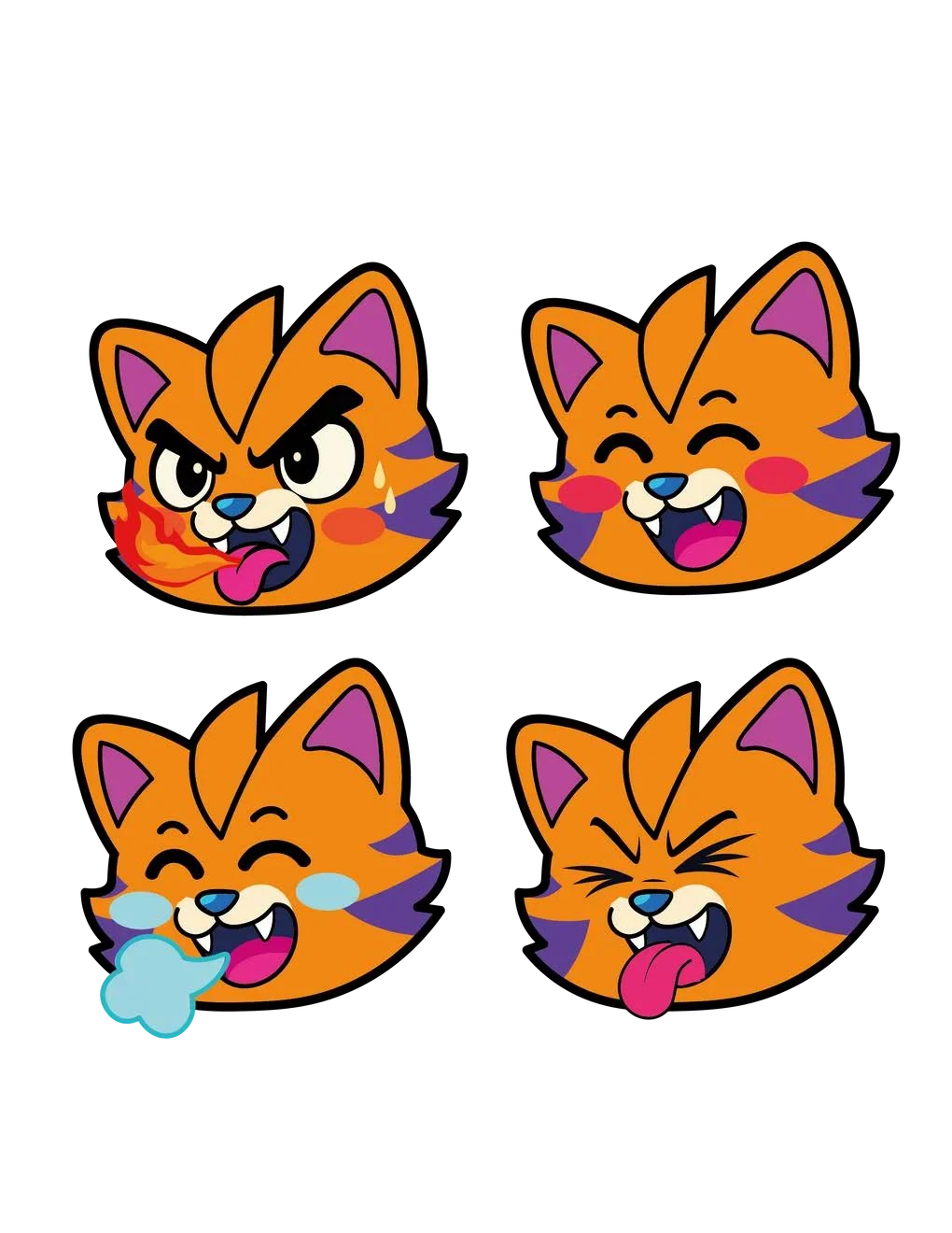 Expresiones del personaje