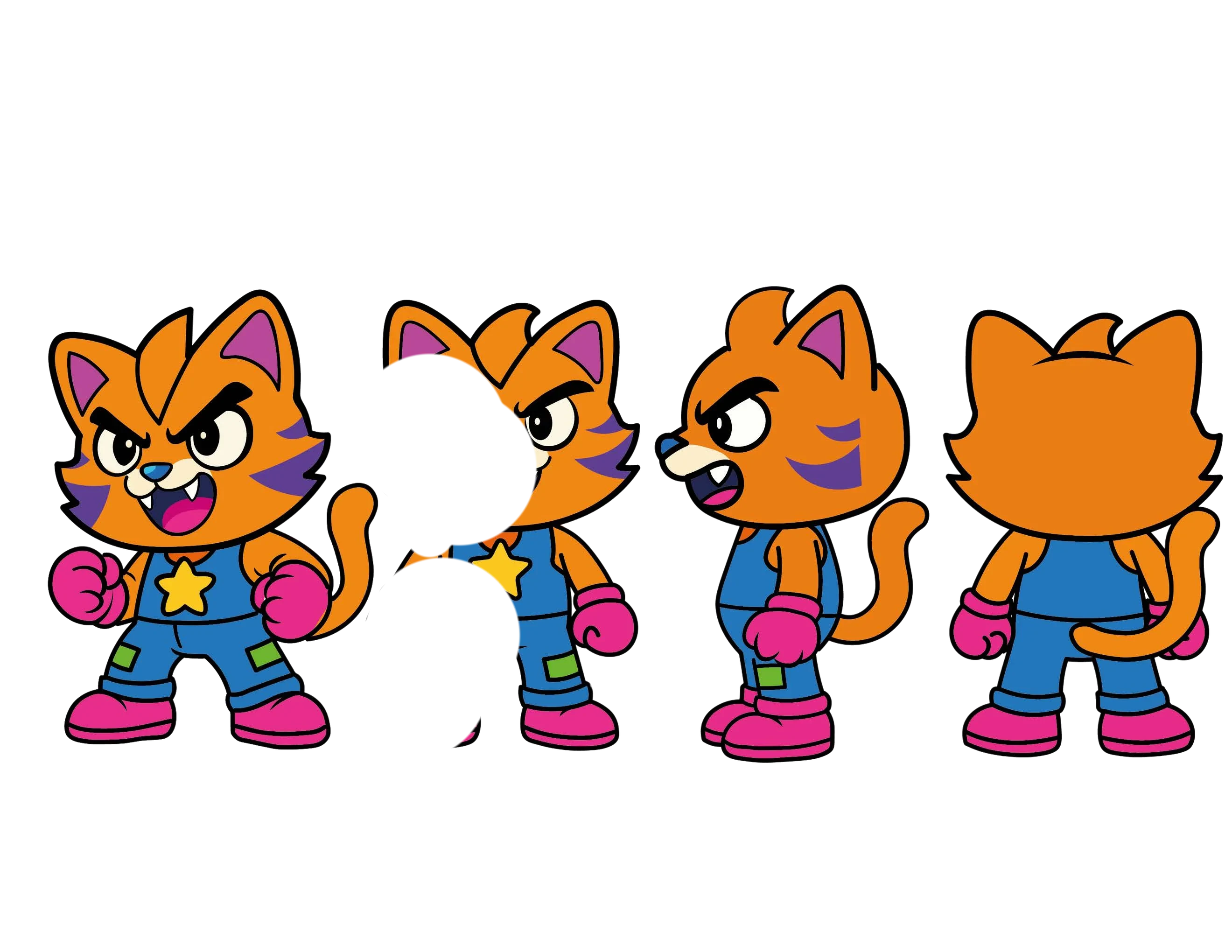 Personaje Wild Gumm en distintas vistas